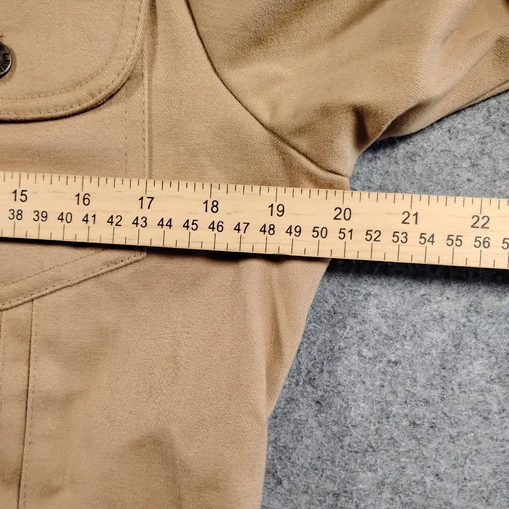 Vintage 70s Levis Panatela Tops Tan Safari Trucker Jacket Mens Medium Beige USA - Picture 4 of 14